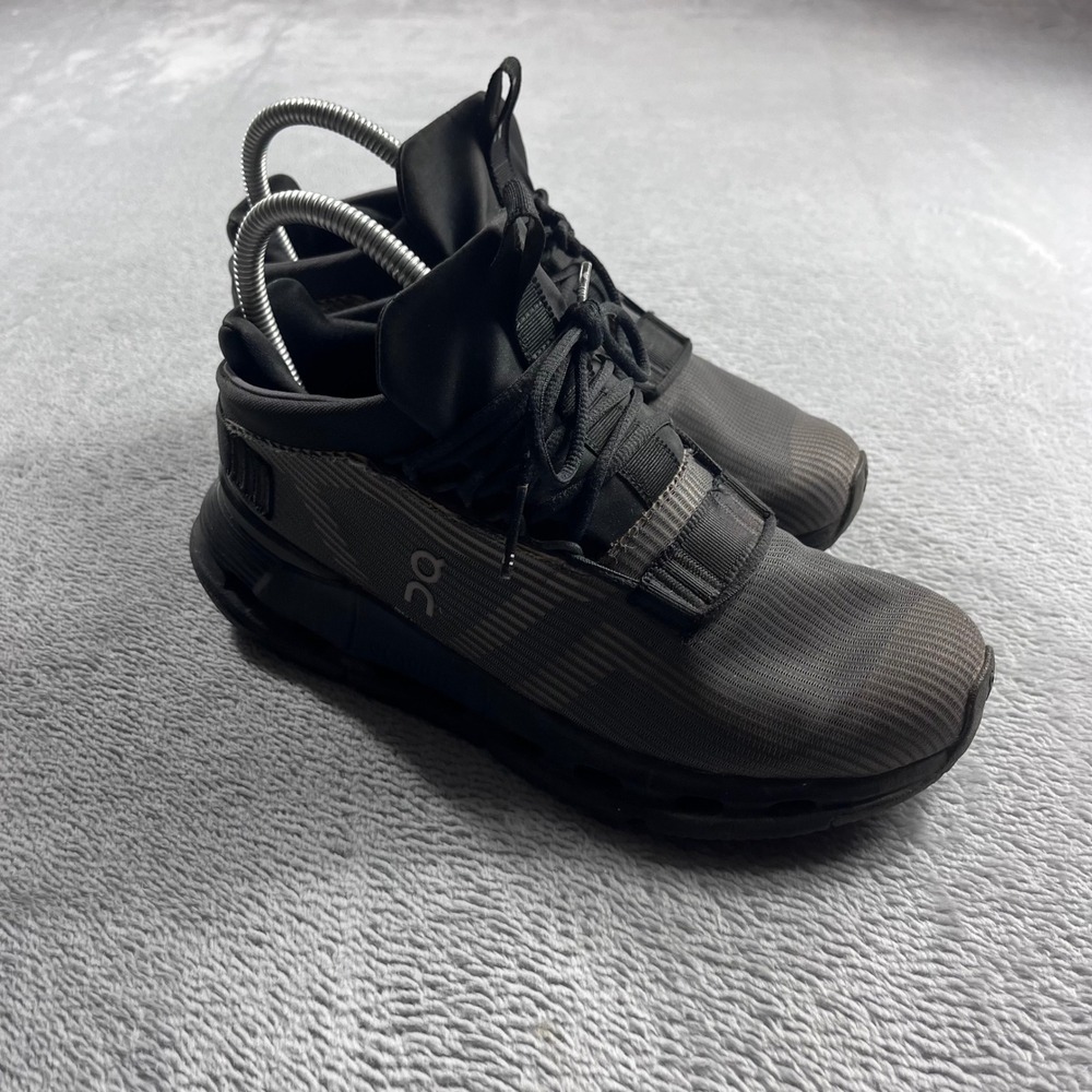 On Cloud Hi Edge Womens Shoes Size 7.5 Black High Top Running Sneakers PWL QK